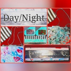 HENRY BENDEL CUSTOMIZED Day/Night Acrylic Box Bag